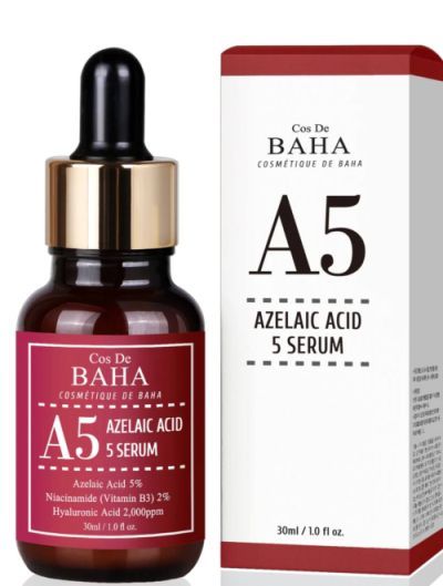 Противовоспалительная сыворотка с азелаиновой кислотой COS DE BAHA A5 Azelaic Acid 5 Serum 30 мл (Цена: 610 грн.)