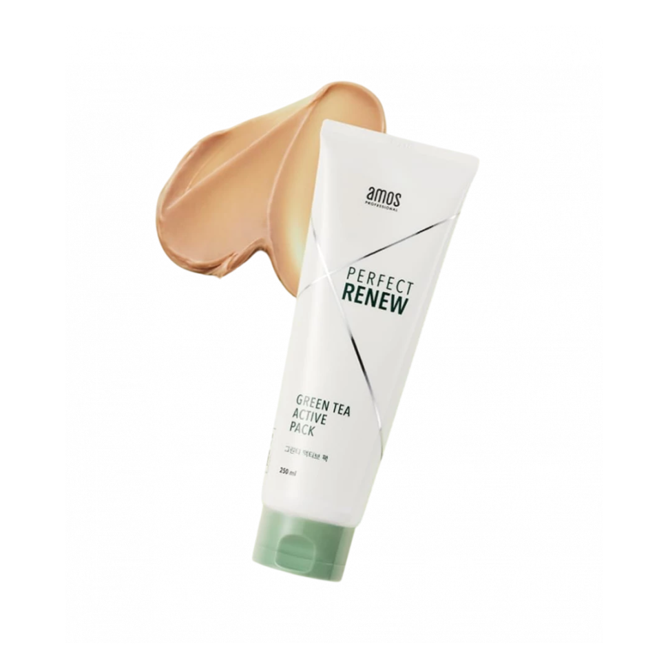 Маска против выпадения волос AMOS Professional Green Tea Active Pack 250 мл (Цена: 1 545 грн.)