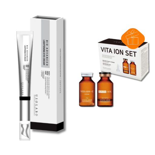 USOLAB Bio Advanced Lightening Eye Cream освітлюючий, протинабряковий та омолоджуючий крем для очей 25 мл