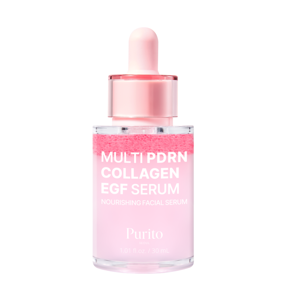 PURITO SEOUL сироватка для зволоження та пружного вигляду шкіри Multi PDRN Collagen EGF Serum 30 мл (Ціна: 1 270 грн.)