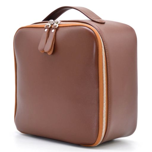 Бьюти кейс, косметичка, органайзер для косметики TARWA коричневый цвет 1 шт