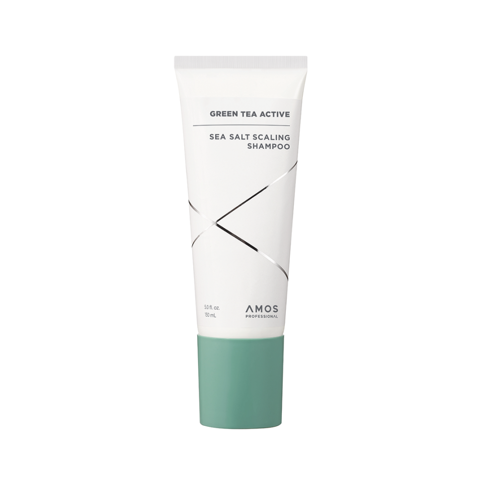 Шампунь-скраб для кожи головы AMOS Professional Green Tea Active Sea Salt Scaling Shampoo 150 мл (Цена: 1 370 грн.)