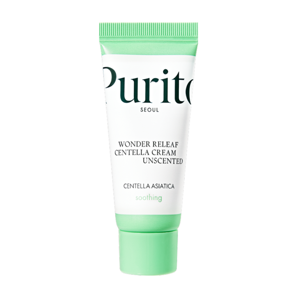PURITO SEOUL зволожувальний крем для чутливої шкіри мініатюра Wonder Releaf Centella Cream Unscented 15 мл (Ціна: 249 грн.)