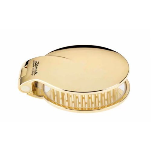 Щетка для волос с зеркалом золото JANEKE Gold