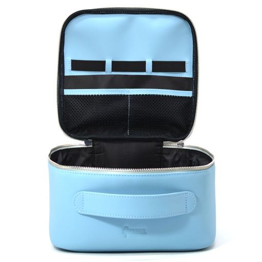 Бьюти кейс, косметичка, органайзер для косметики TARWA голубой цвет  шт 