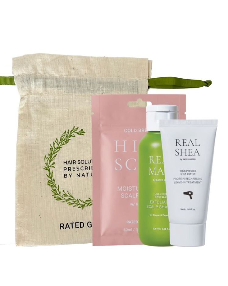 Набір мініатюр RATED GREEN  з шампунем Real Mary уп