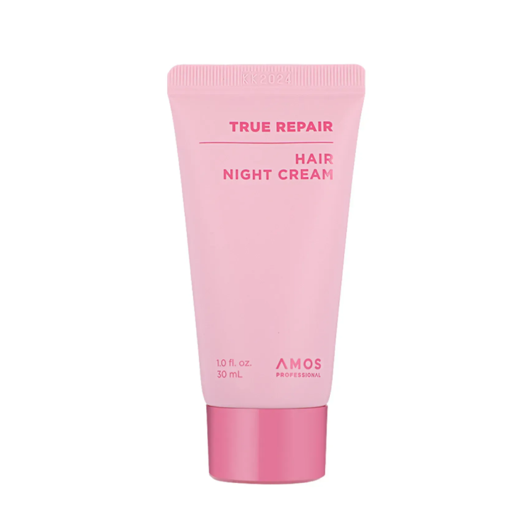 AMOS Professional нічний незмивний крем для сухого та пошкодженого волосся True Repair Hair Night Cream 30 мл  (Ціна: 295 грн.)