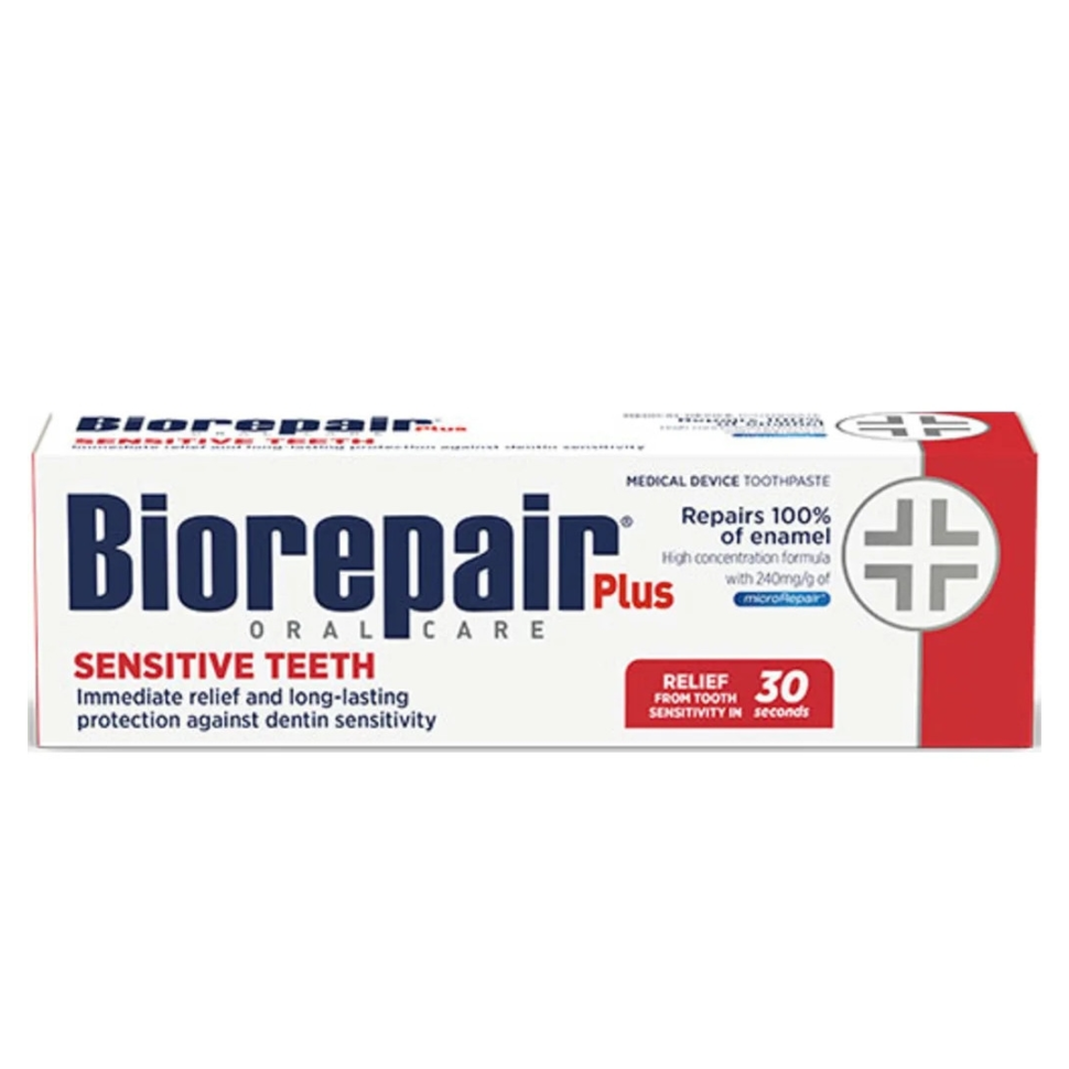 BIOREPAIR Plus Sensitive Teeth зубна паста професійне позбалення чутливості 75 мл (Ціна: 395 грн.)