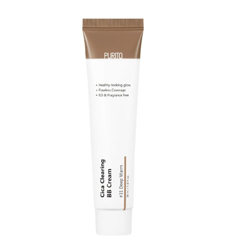BB крем с экстрактом центеллы №31 PURITO SEOUL Cica Clearing BB Cream #31 Deep Warm 30 мл  (Цена: 690 грн.)