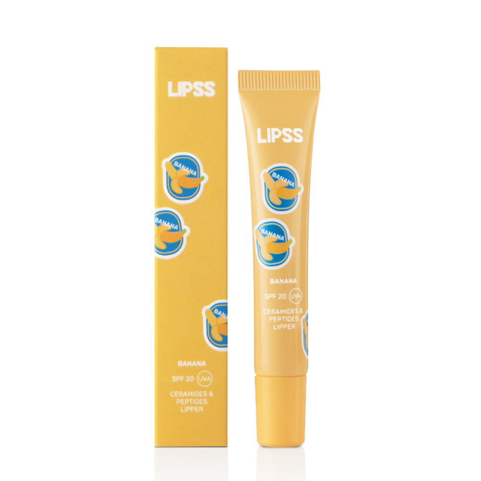 LIPSS Banana Lipper SPF20 блиск для губ 10 мл (Ціна: 520 грн.)