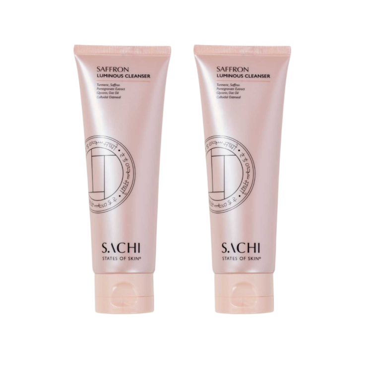 SACHI Skin набір для очищення шкіри обличчя з шафраном Saffron Luminous Cleanser 2 шт (Ціна: 2 290 грн.)