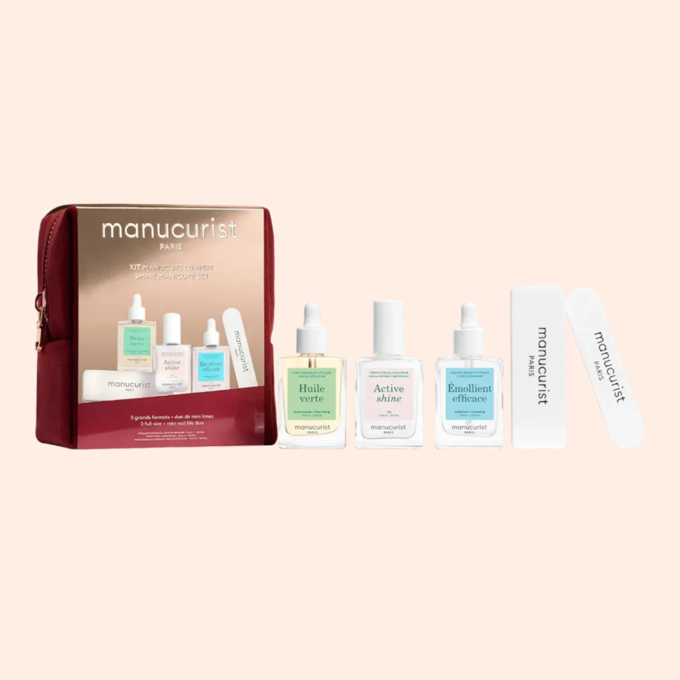 Подарочный набор для ухода и комплексного маникюра MANUCURIST Shine Manicure Set (Цена: 2 159 грн.)
