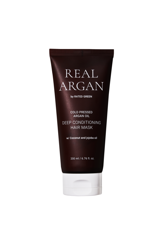Глубоко кондиционирующая маска с аргановым маслом RATED GREEN Real Argan Deep Conditioning Hair Mask 200 мл (Цена: 1 065 грн.)