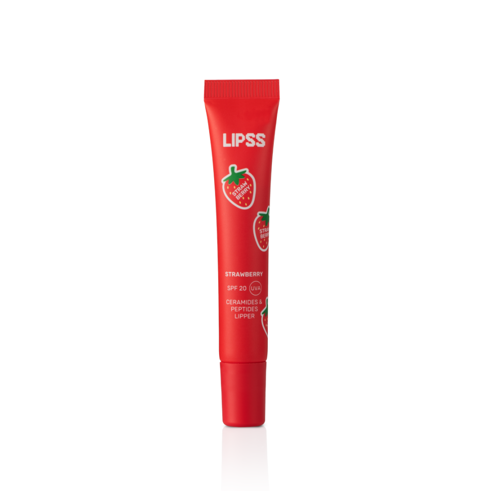 LIPSS Strawberry Lipper SPF20 блиск для губ полуничний 10 мл (Ціна: 520 грн.)
