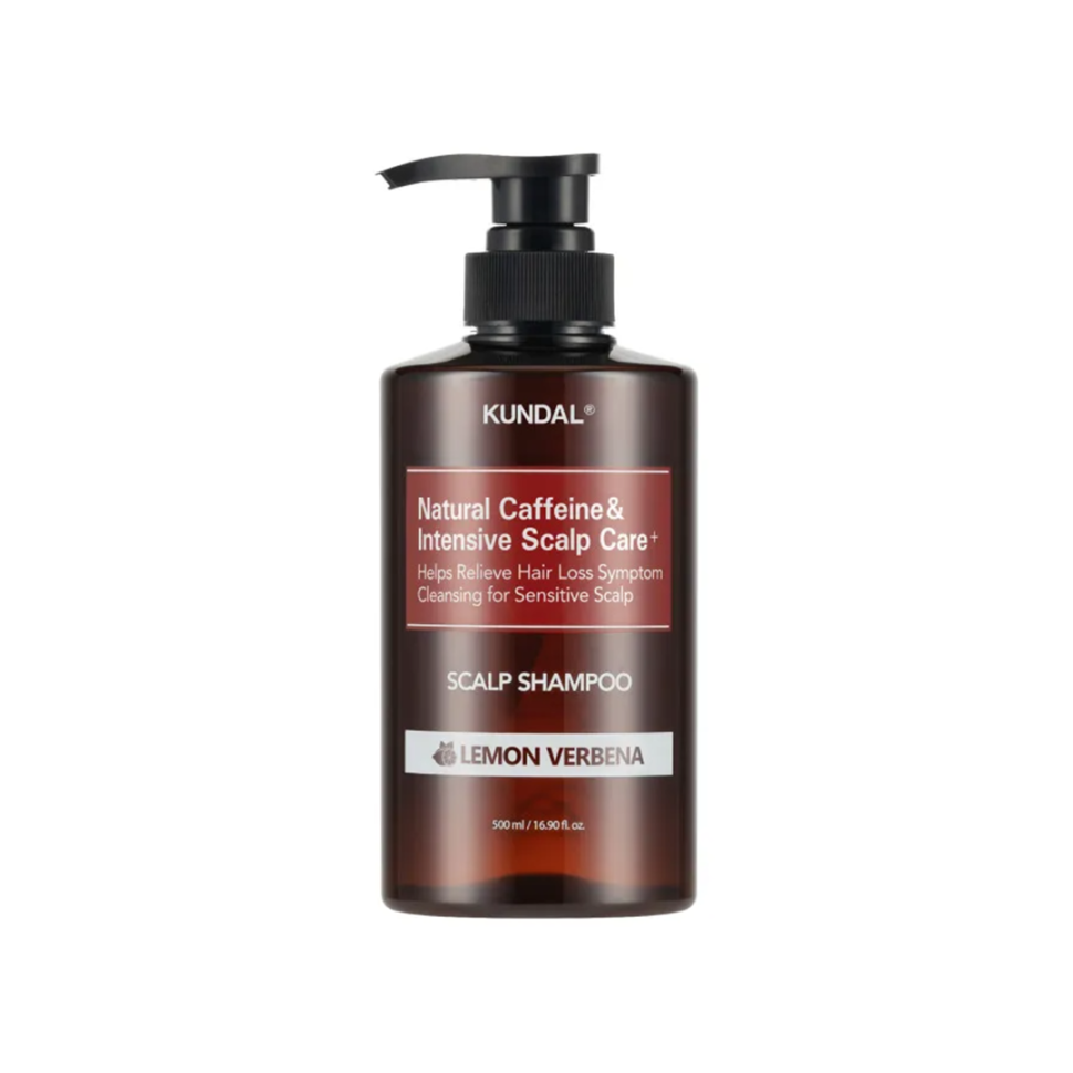 Шампунь против выпадения Лимон & Вербена KUNDAL Natural Caffeine & Intensive Scalp Care Shampoo Lemon Verbena 500 мл (Цена: 785 грн.)