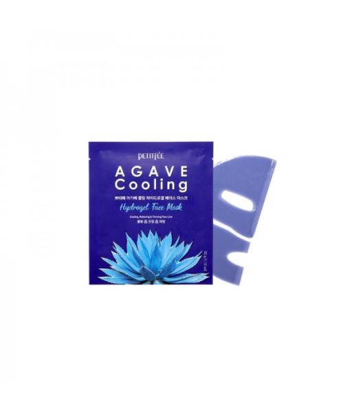 Гидрогелевая охлаждающая маска для лица с экстрактом агавы Petitfee agave cooling hydrogel face mask 32 г
