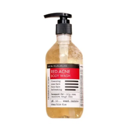 Очищающий гель для проблемной кожи DERMA FACTORY Red Acne Body Wash 300 мл