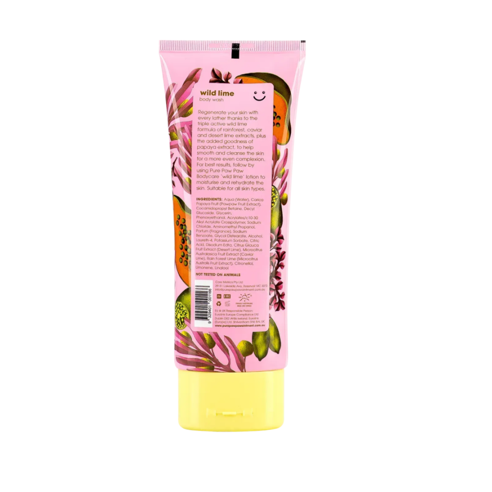 Гель для душа PURE PAW PAW Body Care Wild Lime Wash 200 мл (Цена: 375 грн.)