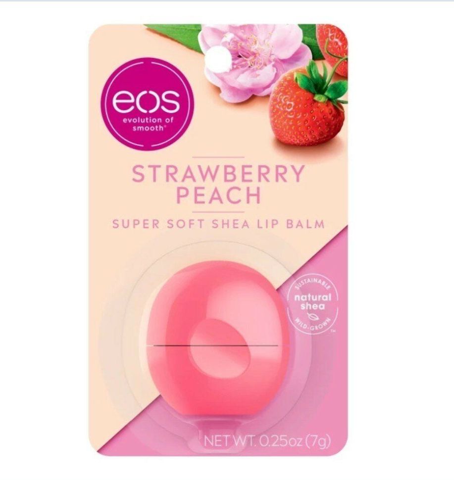 Бальзам для губ EOS Strawberry Peach Lip Balm 7 г (Цена: 170 грн.)