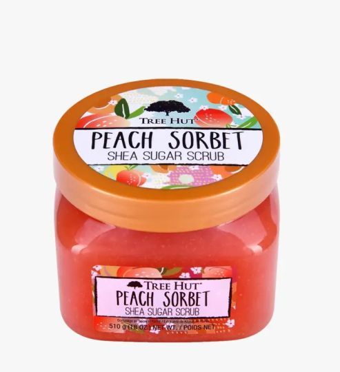 Сахарный скраб с персиковым ароматом TREE HUT Peach Sorbet Sugar Scrub 510 г 