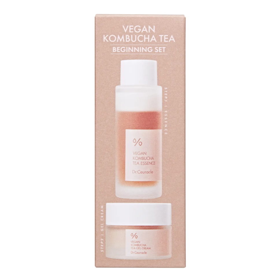 Набор для ухода за кожей с камбучей DR.CEURACLE Vegan Kombucha Beginning Set уп (Цена: 1 190 грн.)