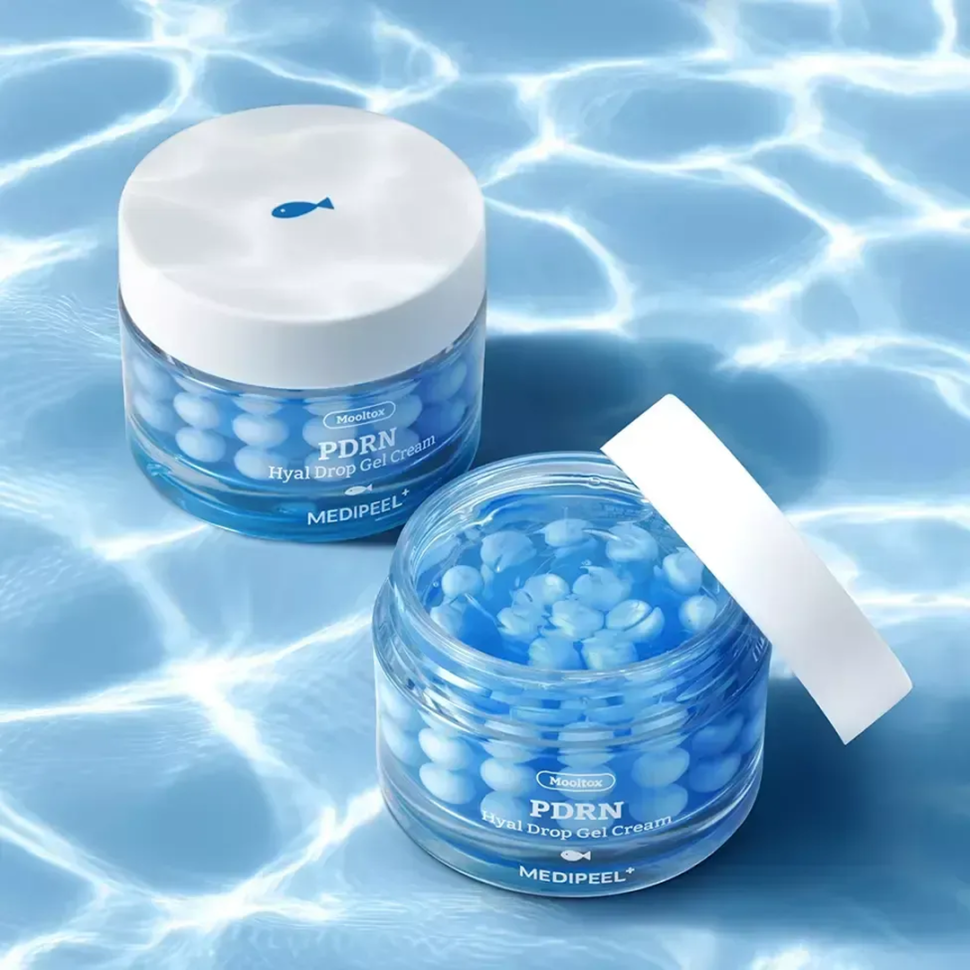 Капсульный лифтинг гель-крем из PDRN MEDIPEEL Mooltox PDRN Hyal Drop Gel Cream 50 мл (Цена: 730 грн.)