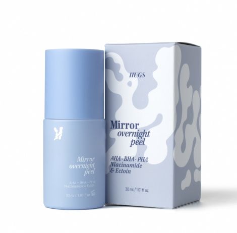 Ночная мультикислотная пилинг-сыворотка HUGS Mirror Overnight Peel 30 мл (Цена: 1 490 грн.)