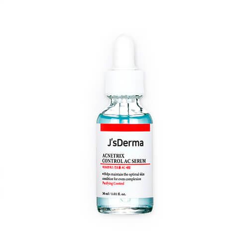 Лечебная сыворотка с ниацинамидом и цинком для проблемной кожи JS DERMA Acnetrix Control AC Serum 30 мл