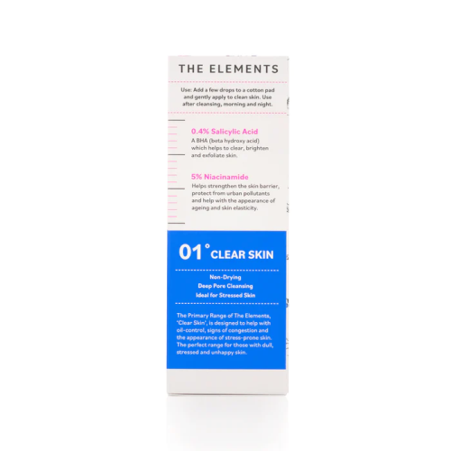 Тонер с салициловой кислотой THE ELEMENTS Skin Clarifying Toner 100 мл (Цена: 424 грн.)
