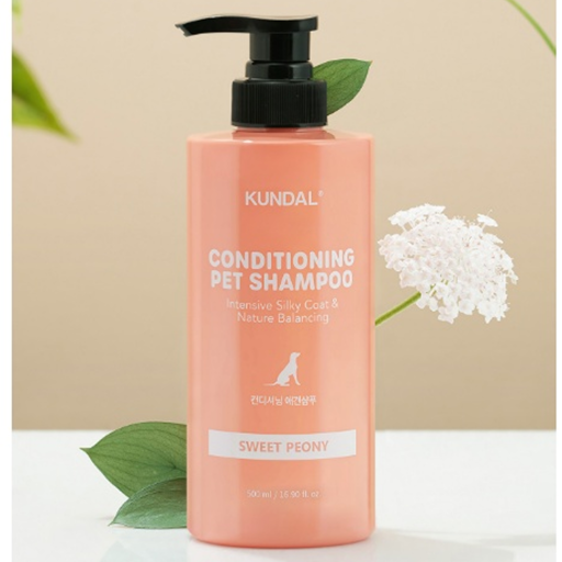 Шампунь для животных KUNDAL Intensive Silky Coat & Nature Balancing Pet Shampoo Sweet Peony 500 мл