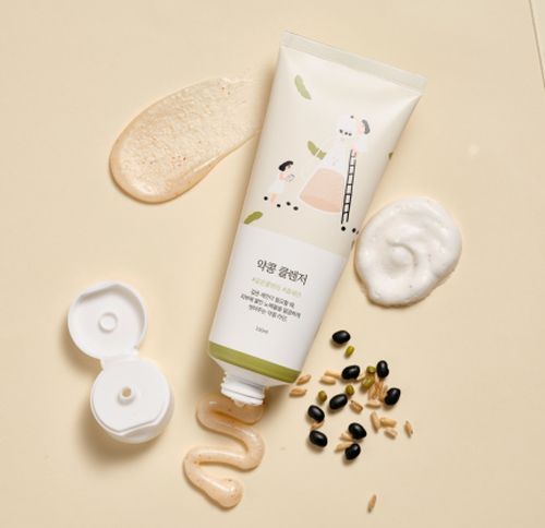 Пенка очищающая с экстрактом соевых бобов ROUND LAB Soybean Сleanser 150 мл