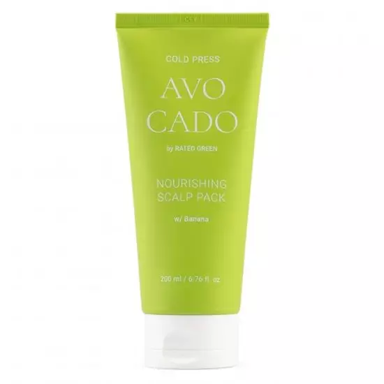 Питательная маска с авокадо RATED GREEN Cold Press Avocado Nourishing Scalp Pack 200 мл