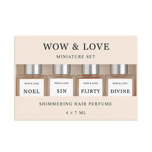 WOW & LOVE набір мініатюр парфумів для волосся Shimmering Hair Parfume Miniature Set уп