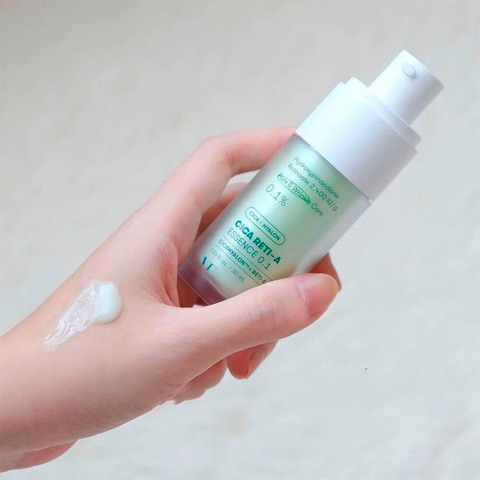 Лёгкая бустер-эссенция с ретинолом и центеллой VT COSMETICS Cica Reti-A Essence 0.1 30 мл (Цена: 1 100 грн.)
