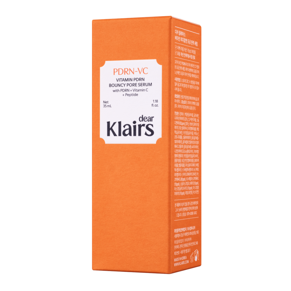 Витаминная сыворотка DEAR, KLAIRS Vitamin PDRN Bouncy Pore Serum 35 мл (Цена: 995 грн.)
