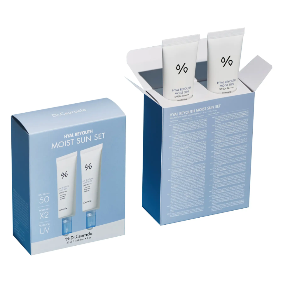 Набор DR.CEURACLE солнцезащитных кремов Hyal Reyouth Moist Sun Duo Set уп (Цена: 1 290 грн.)