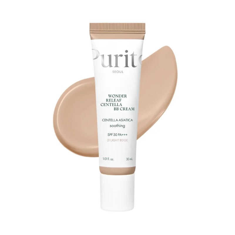 BB-крем с экстрактом центеллы PURITO SEOUL Wonder Releaf Centella BB Cream 21 Light Beige 30 мл  (Цена: 690 грн.)