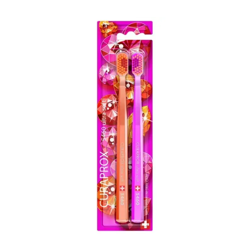 Набор ультра мягких зубных щеток CURAPROX Toothbrush CS 5460 Love Edition 2026, ultra soft 2 шт (Цена: 720 грн.)