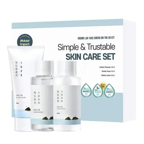 Набор миниатюр с морской водой ROUND LAB 1025 Dokdo On Mini Skin Care Set уп (Цена: 250 грн.)