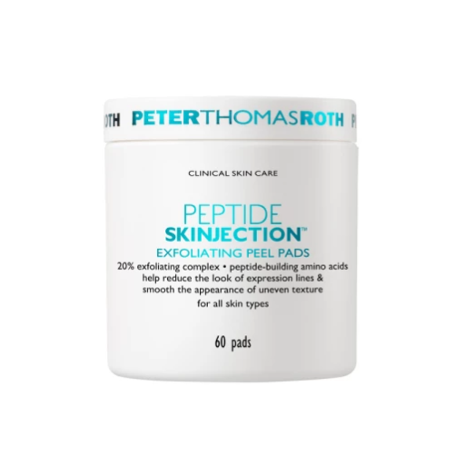 PETER THOMAS ROTH Peptide Skinjection Exfoliating Peel Pads пілінг-пади для оновлення шкіри та боротьби зі зморшками 60 шт