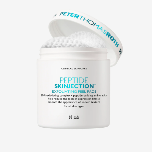 PETER THOMAS ROTH Peptide Skinjection Exfoliating Peel Pads пілінг-пади для оновлення шкіри та боротьби зі зморшками 60 шт