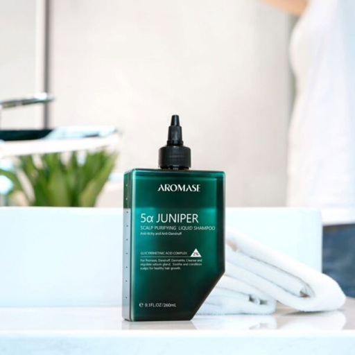 AROMASE рідкий пілінг-шампунь для шкіри голови 5α Juniper Scalp Purifying Liquid Shampoo 260 мл