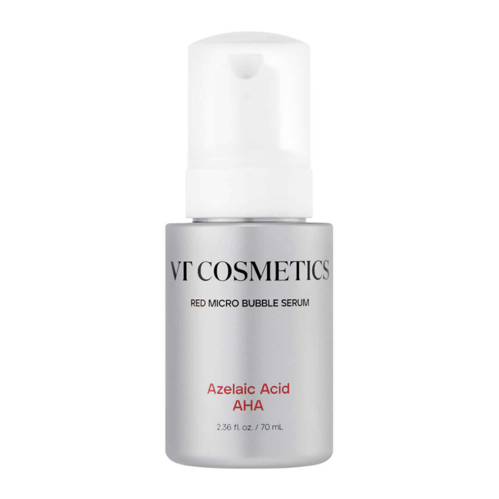 Пузырьковая сыворотка с азелаиновой кислотой VT COSMETICS Az AHA Red Micro Bubble Serum 70 мл (Цена: 1 065 грн.)