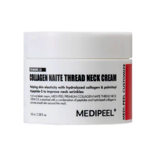 Лифтинг-крем для шеи с пептидами и коллагеном MEDIPEEL Premium Collagen Naite Thread Neck Cream 2.0 100 мл
