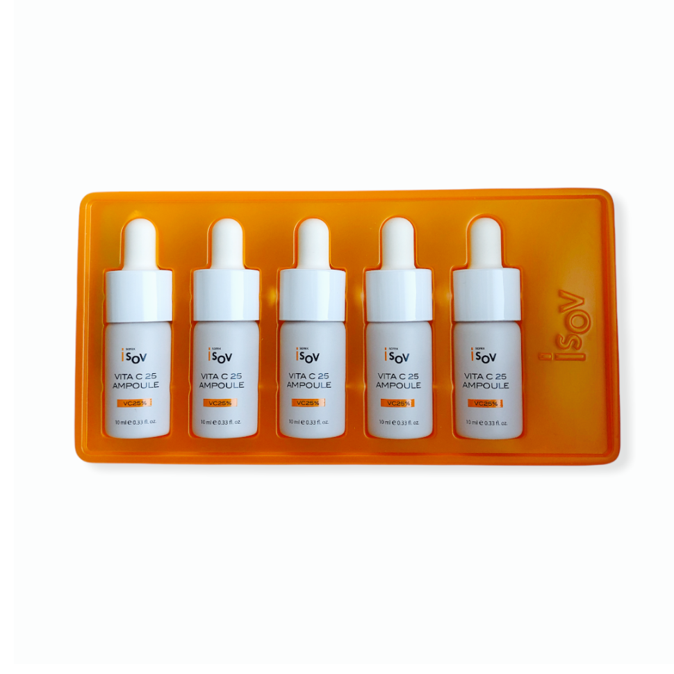 Набор сывороток с активной витаминной формой С ISOV SOREX Vita C 25 Ampoule 10 мл*5 мл (Цена: 3 250 грн.)