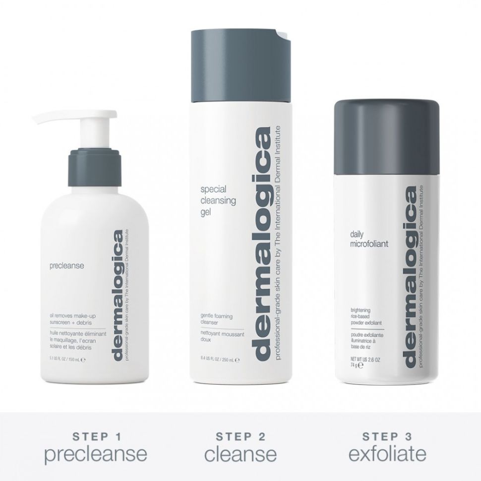 DERMALOGICA набір щоденний догляд: очищення та сяяння шкіри Best Cleanse + Glow уп (Ціна: 4 800 грн.)