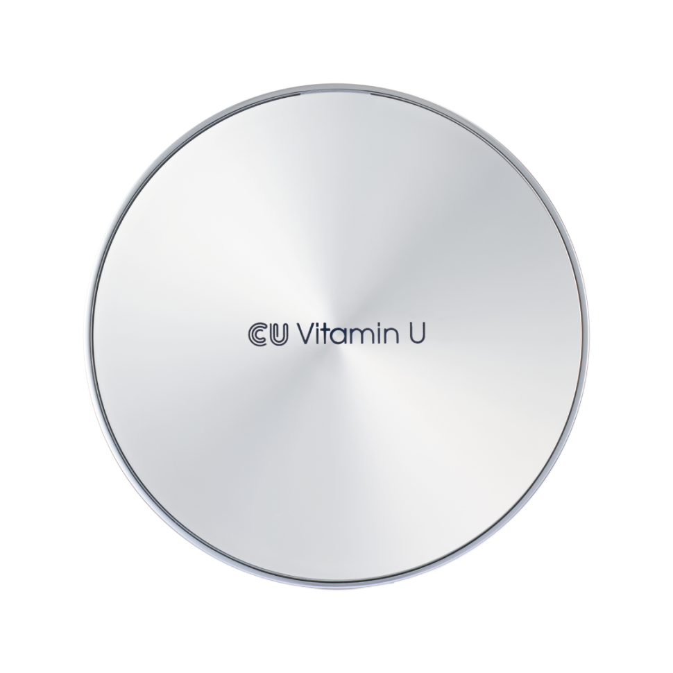 Тональный кушон с полинуклеотидами и витамином U 21 оттенок CUSKIN Vitamin U Coverfit Cushionpact SPF50+ / PA++++  (Цена: 2 496 грн.)