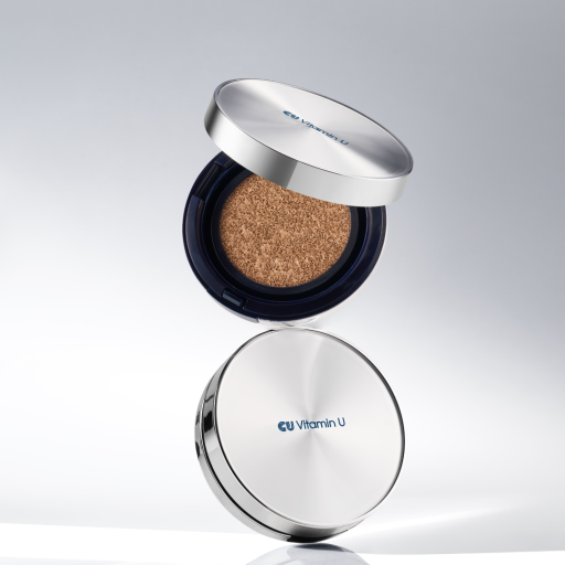 Тональный кушон с полинуклеотидами и витамином U 21 оттенок CUSKIN Vitamin U Coverfit Cushionpact SPF50+ / PA++++ 