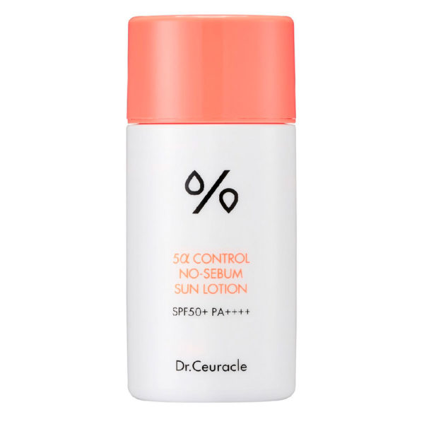 Себорегулюючий сонцезахисний лосьйон 5-альфа контроль DR.CEURACLE 5α Control No Sebum Sun Lotion SPF 50++++ 50 мл (Ціна: 350 грн.)
