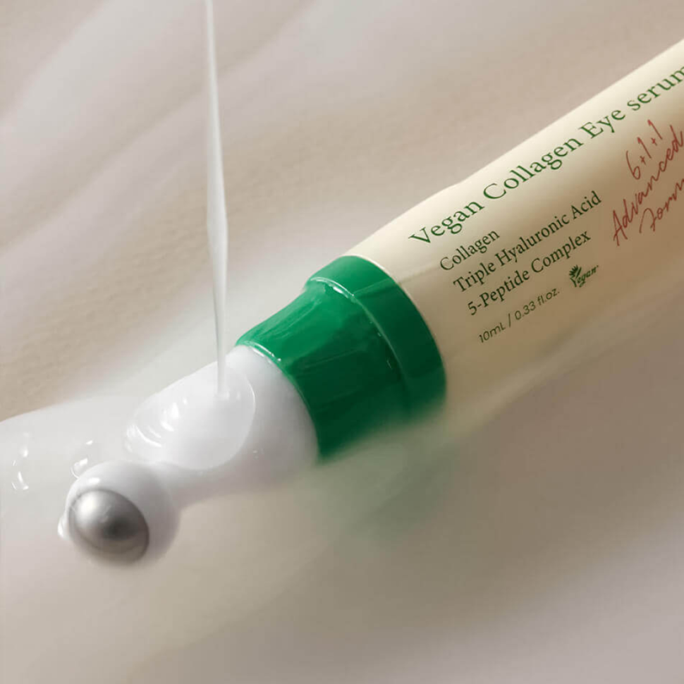 Пептидная сыворотка для век с массажным аппликатором AXIS-Y Vegan Collagen Eye Serum 10 мл (Цена: 695 грн.)